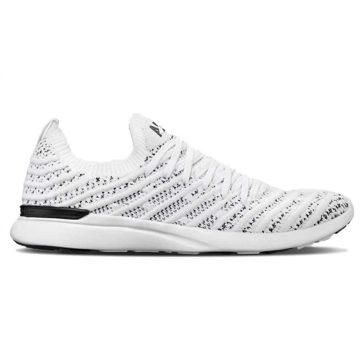 New Apl Men's Techloom Wave Sneakers In White/Black